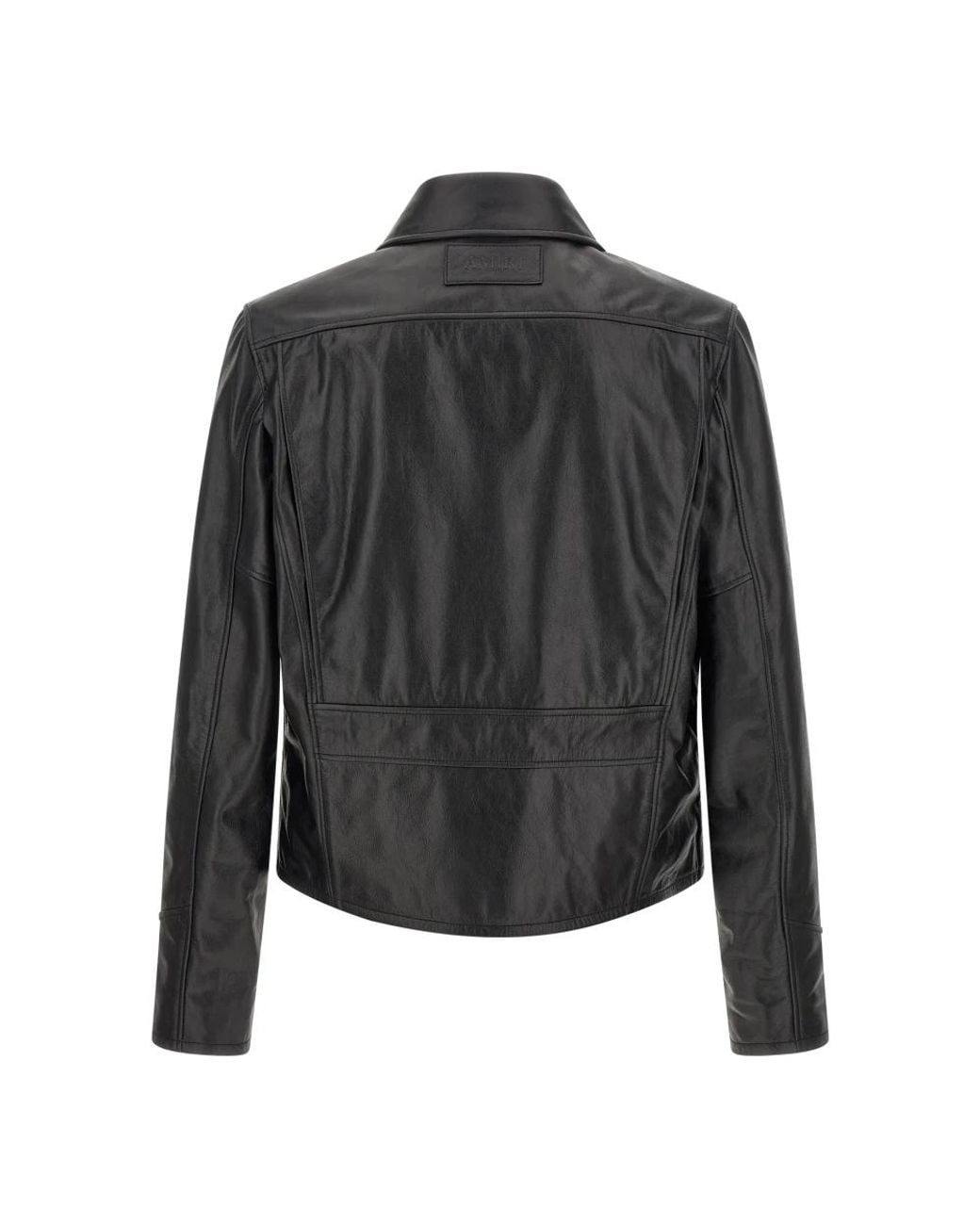 Amiri Black Leather Jackets for men