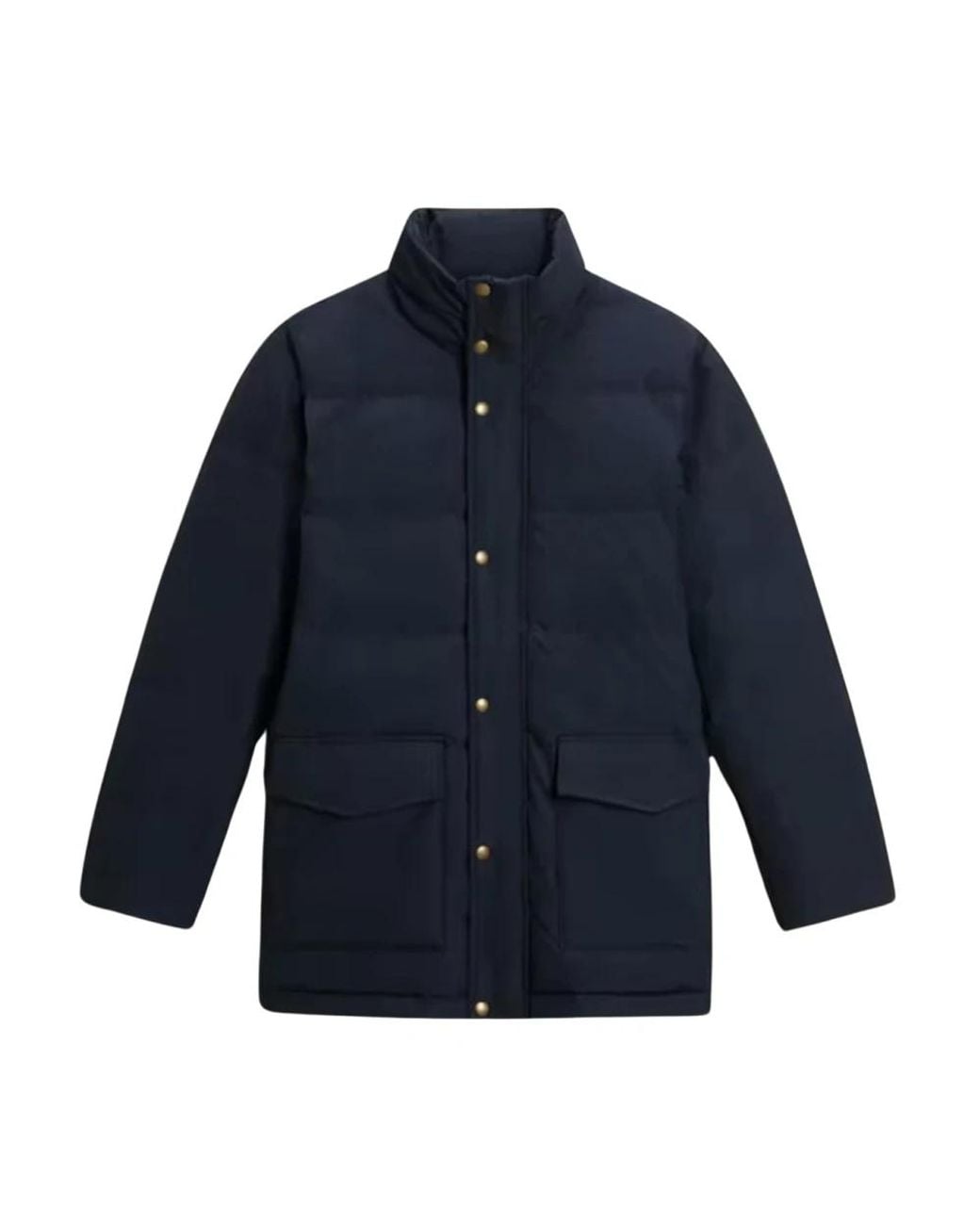 Woolrich Blue Winter Jackets for men