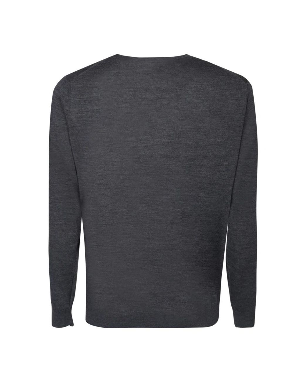 Dell'Oglio Gray Round-Neck Knitwear for men