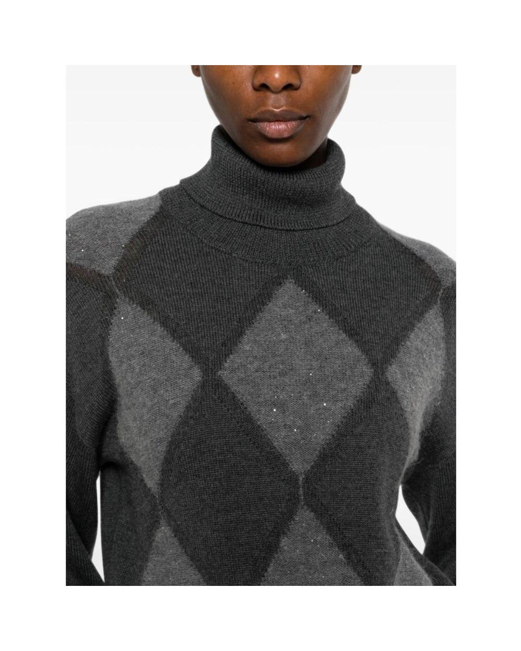 Peserico Gray Turtlenecks
