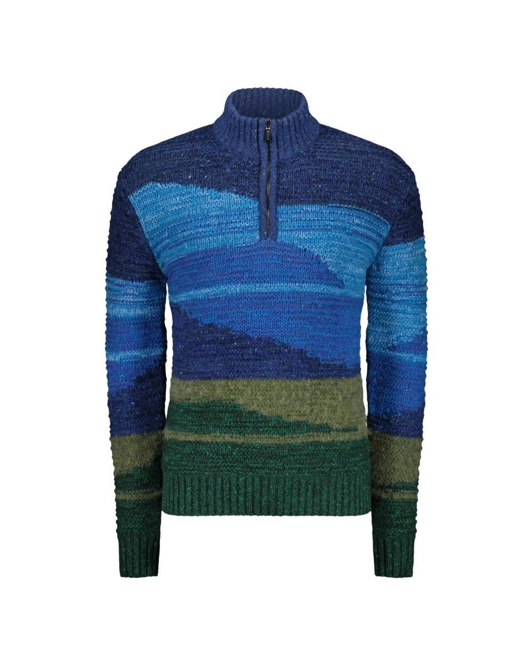 Moorer Blue Turtlenecks for men