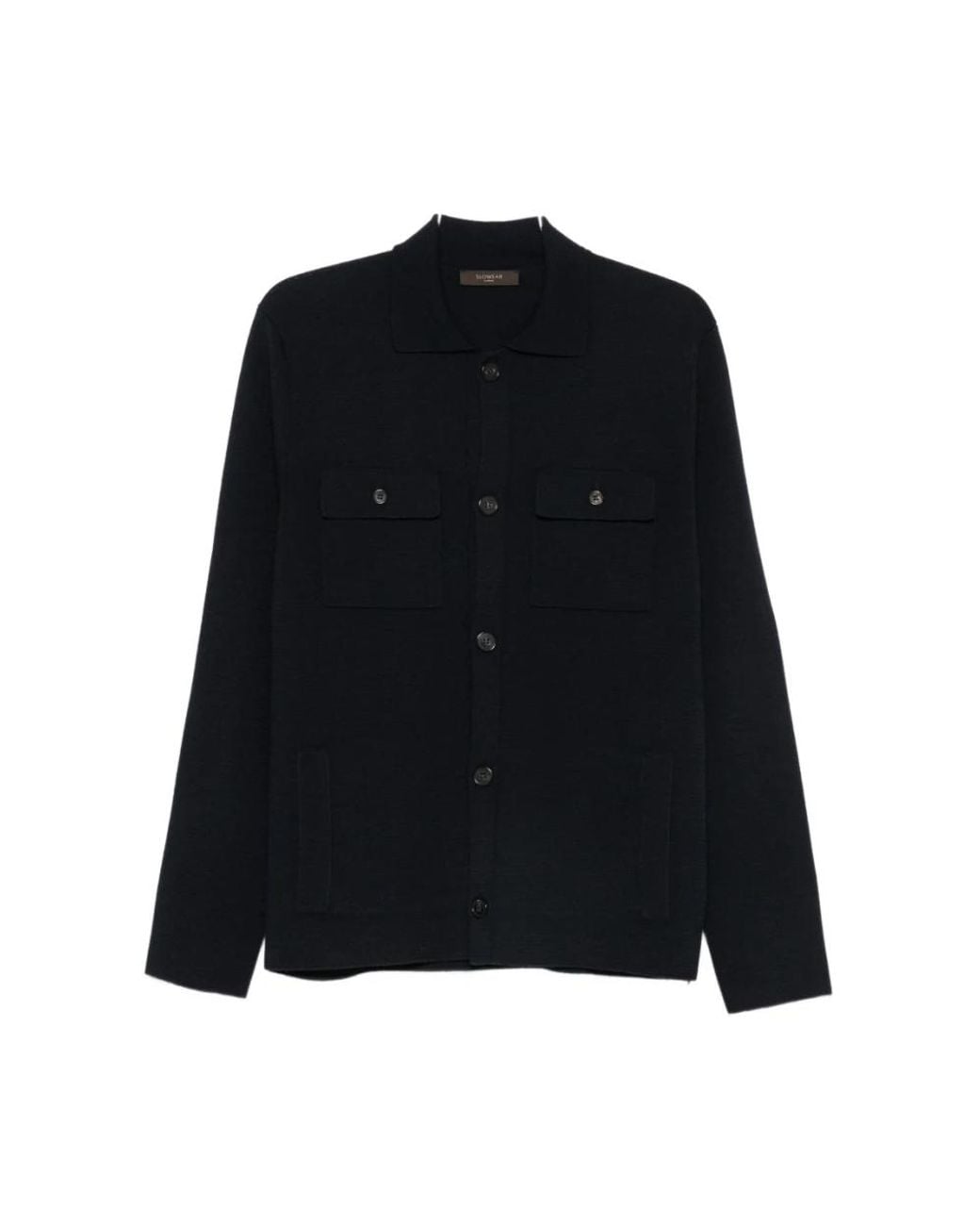 Cardigans Zanone de hombre de color Black
