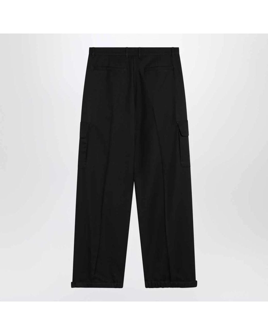Off-White c/o Virgil Abloh Black Straight Trousers for men