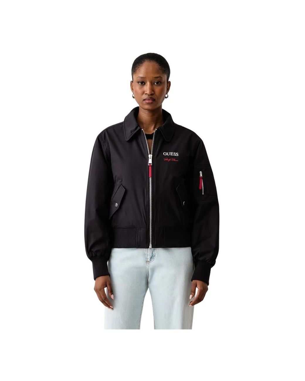 Guess Black Marilyn Bomberjacke