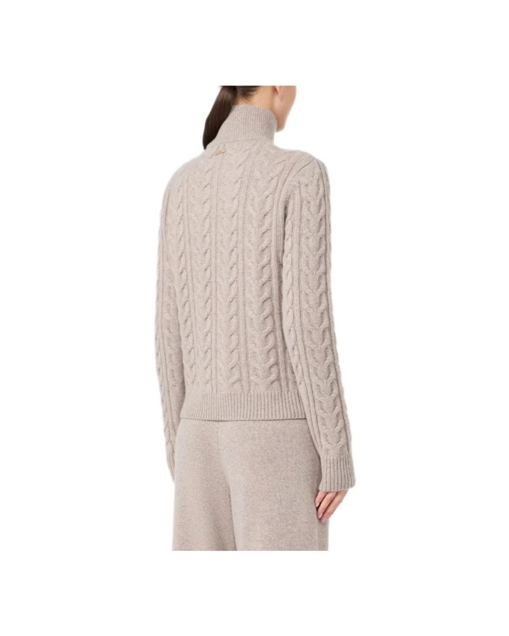 Max Mara Natural Turtlenecks