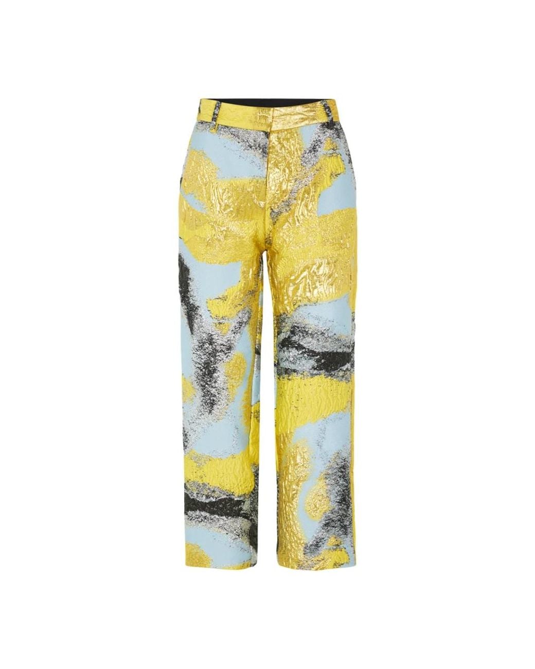 Stine Goya Yellow Straight Trousers
