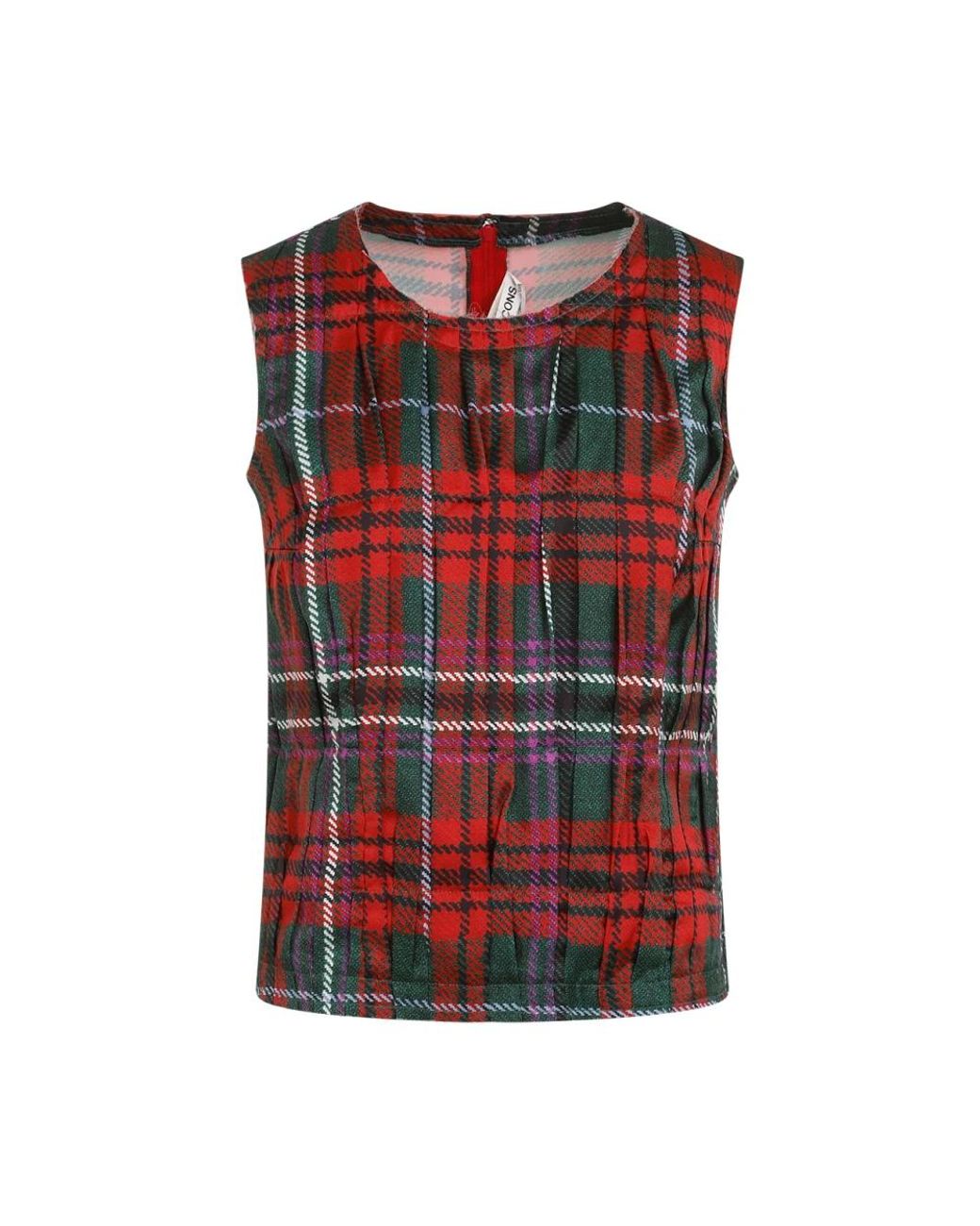 Comme des Garçons Red Sleeveless Tops