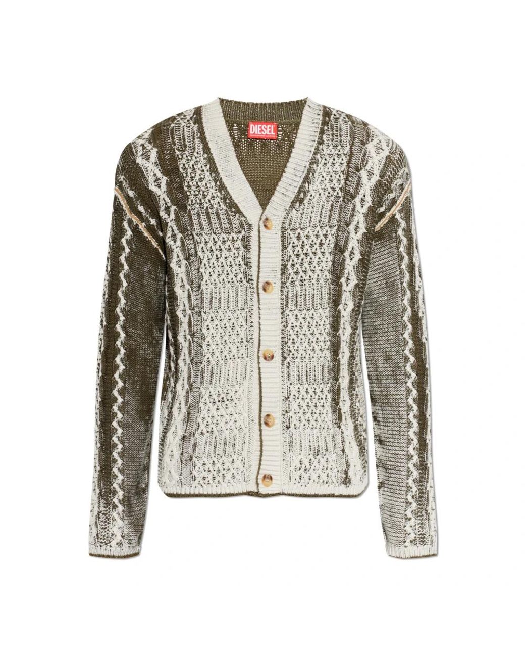 DIESEL Green Cardigans for men
