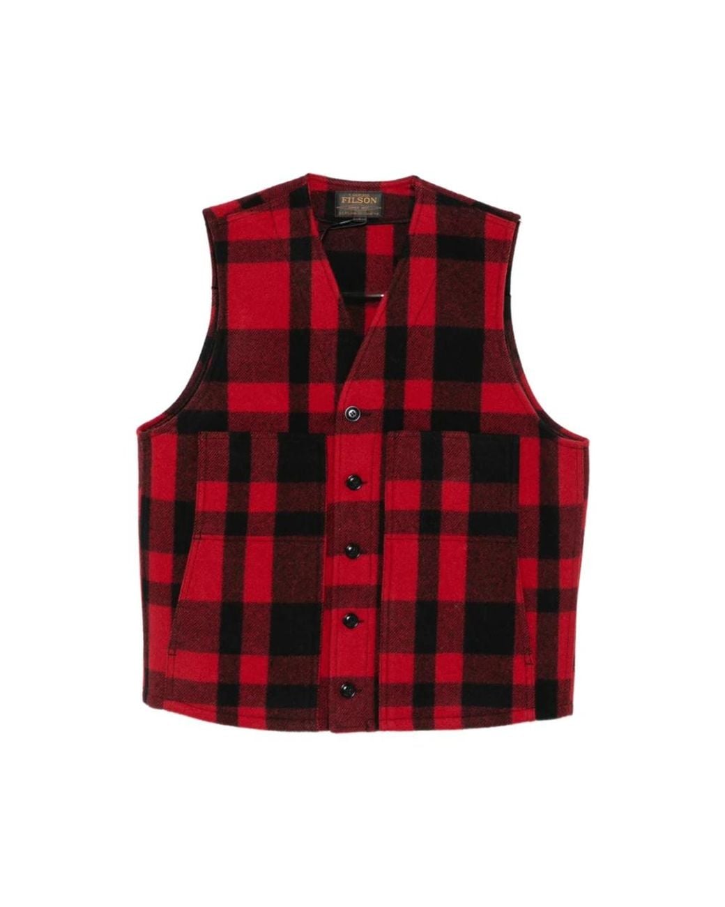 Filson Red Waistcoats for men