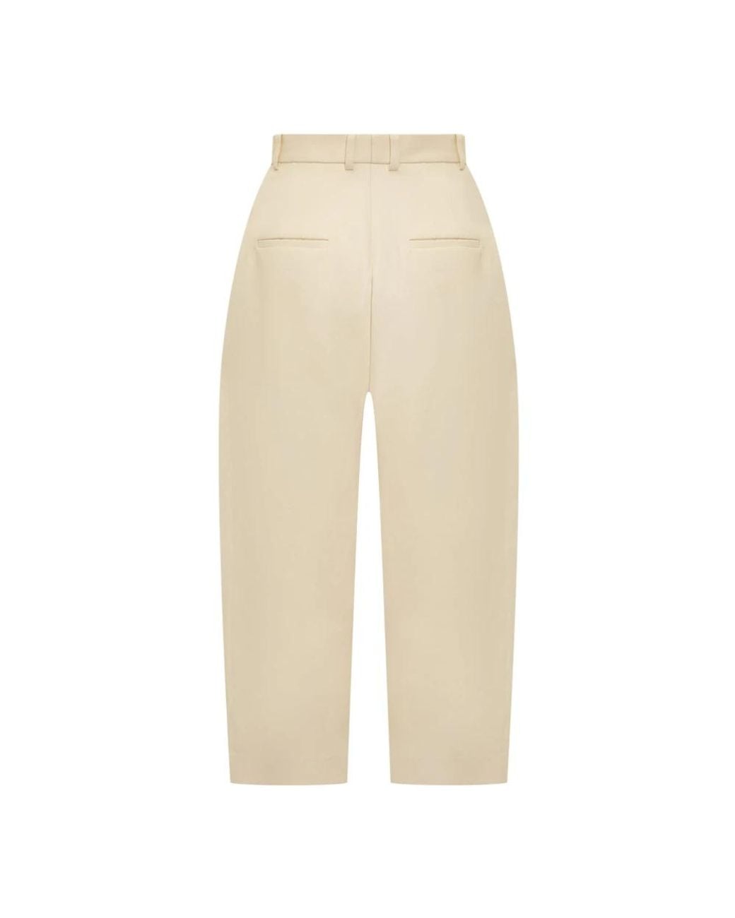 Calcaterra Natural Cropped Trousers