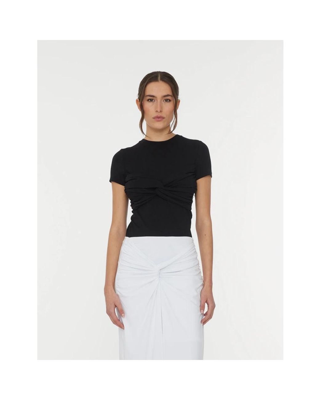 ROTATE BIRGER CHRISTENSEN Black T-Shirts