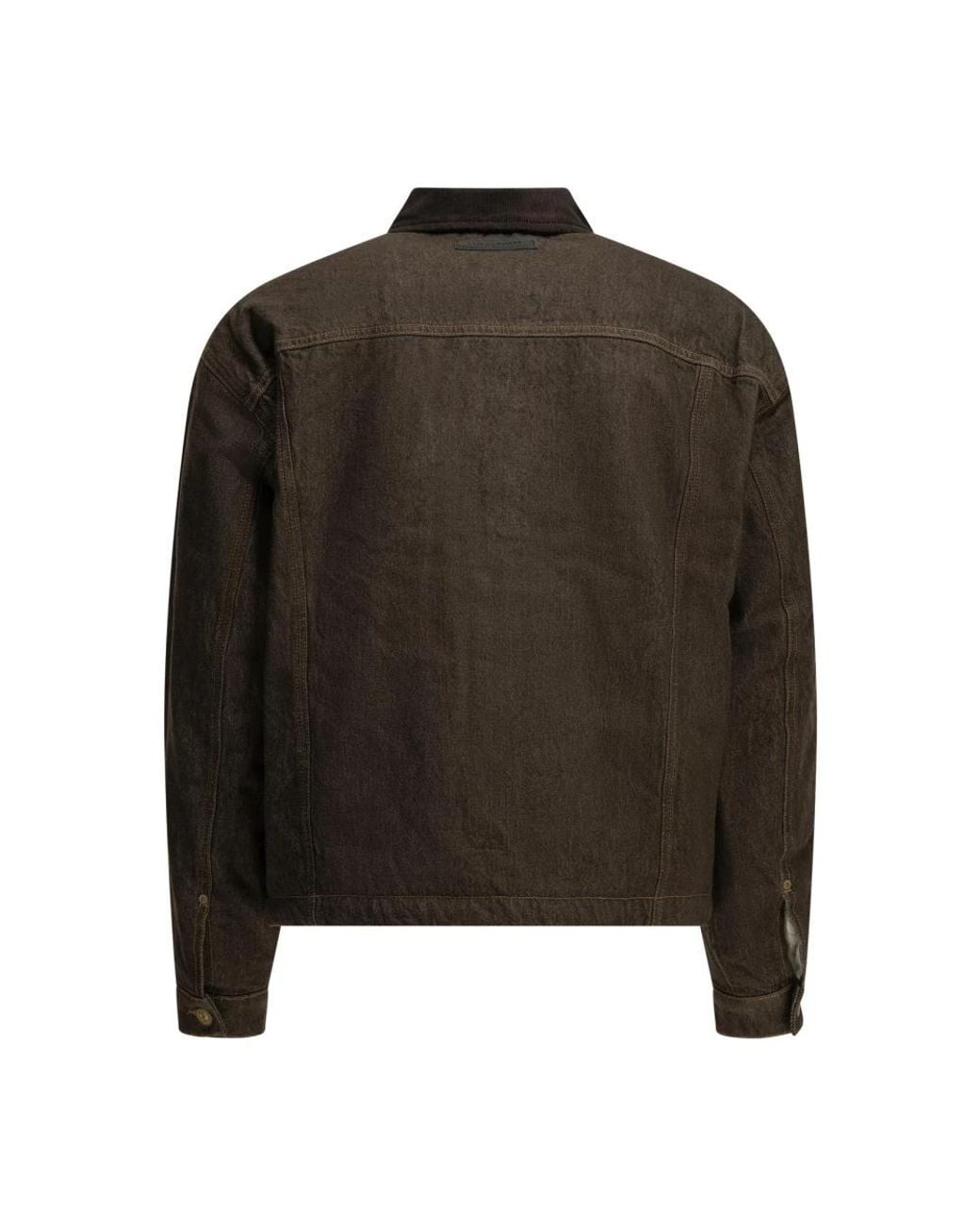 7 For All Mankind Black Denim Jackets for men