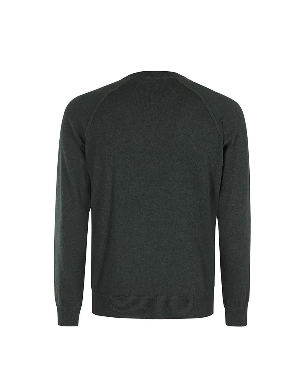 FILIPPO DE LAURENTIIS Green Round-Neck Knitwear for men