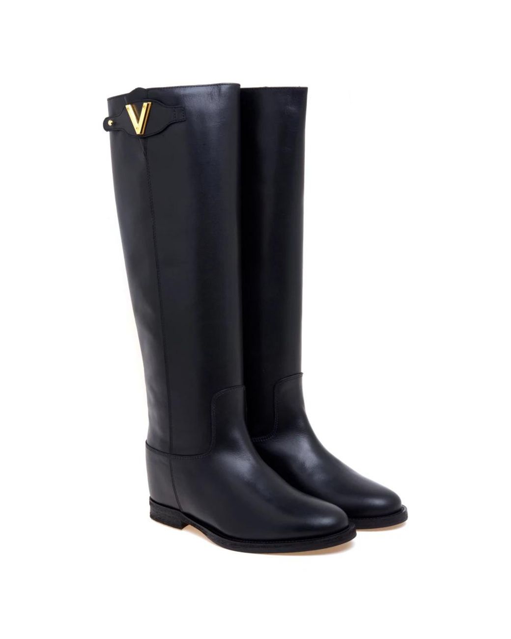 Via Roma 15 Blue High Boots