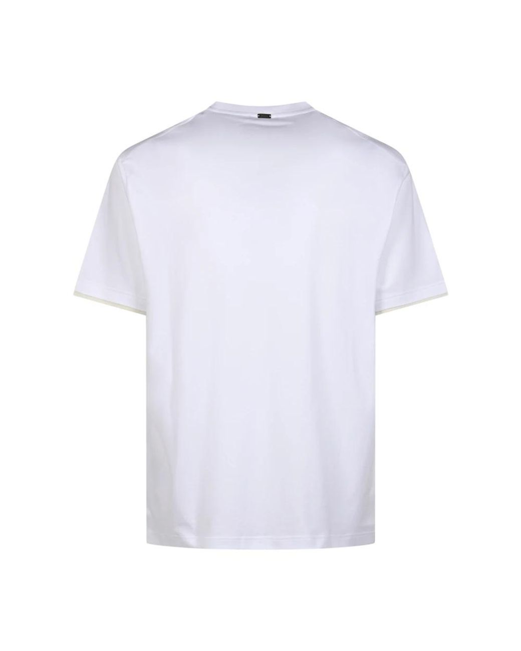 T-Shirts Herno de hombre de color White