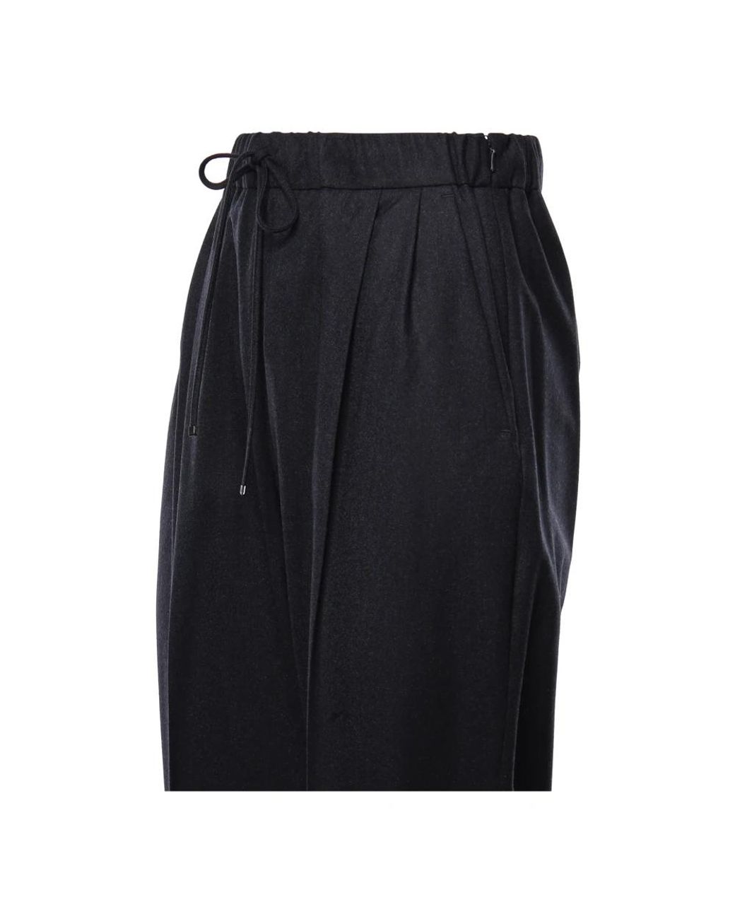 Max Mara Black Tapered Trousers