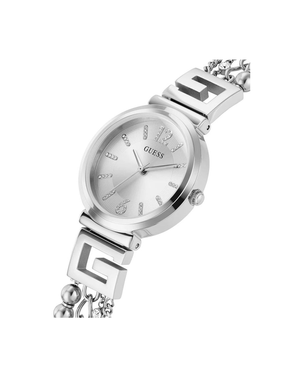 Guess Metallic G Cluster Uhr