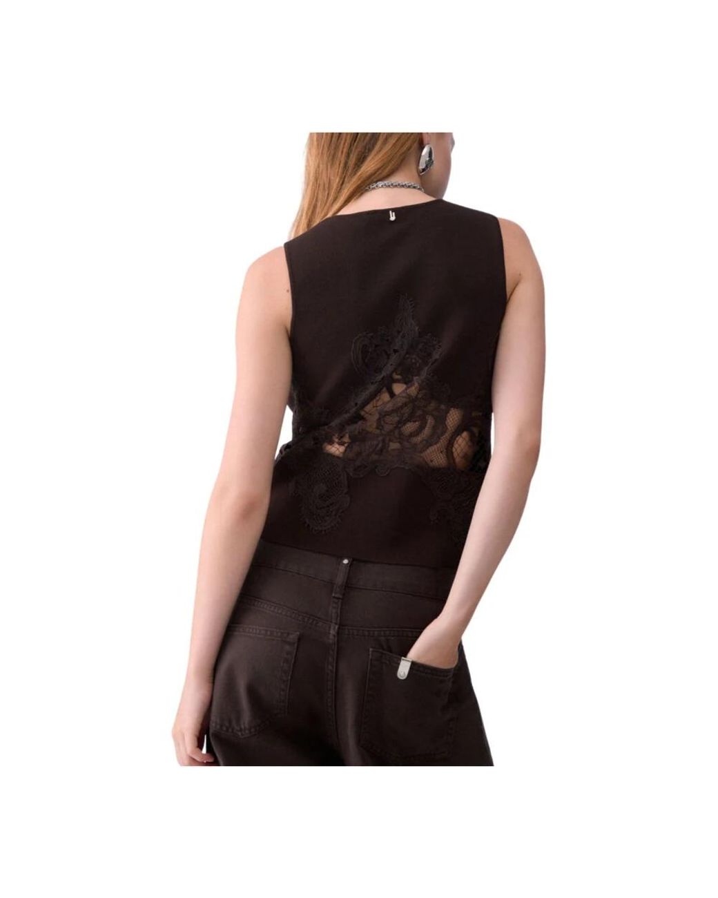 Liu Jo Black Waistcoats