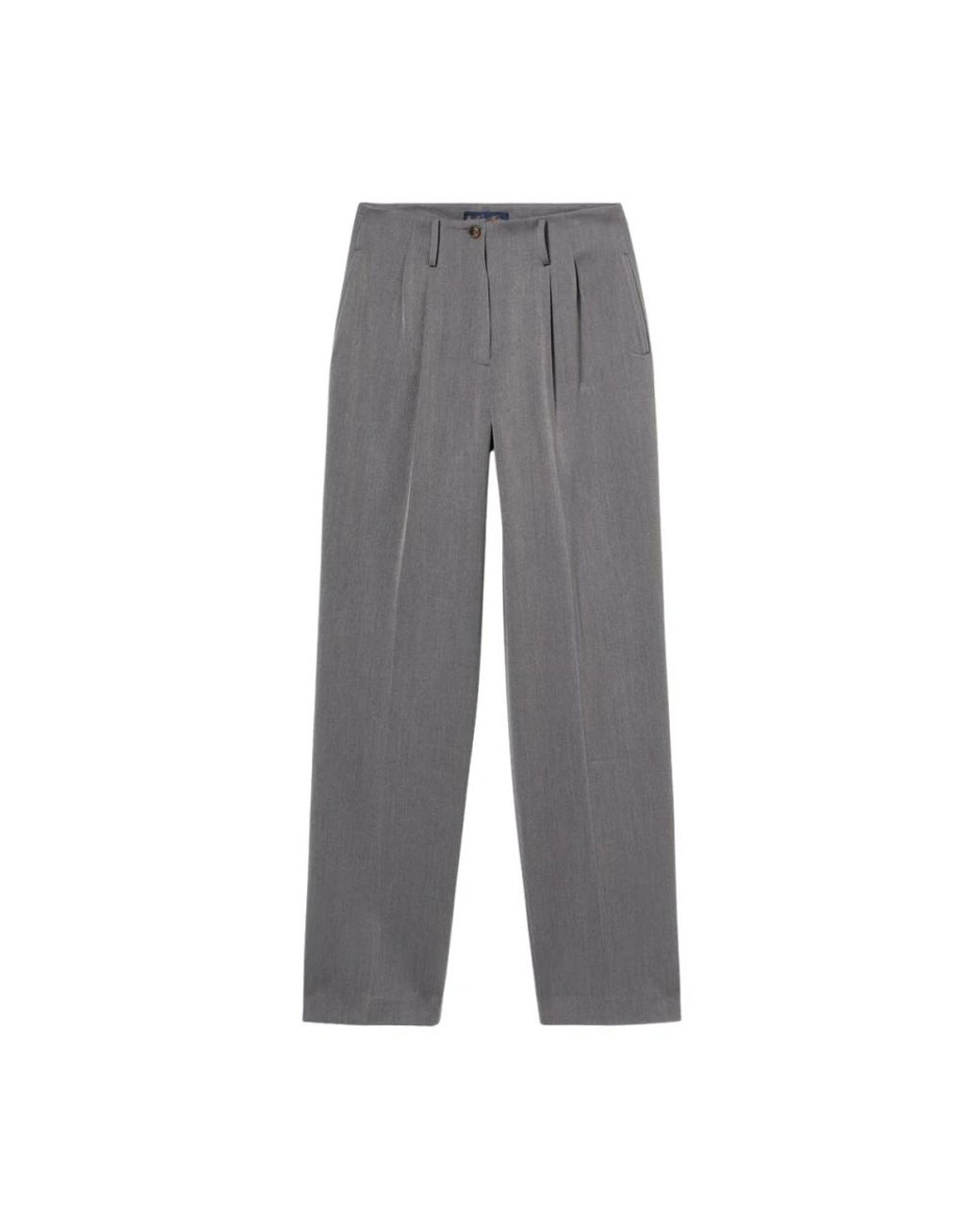 Brooks Brothers Gray Wide Trousers