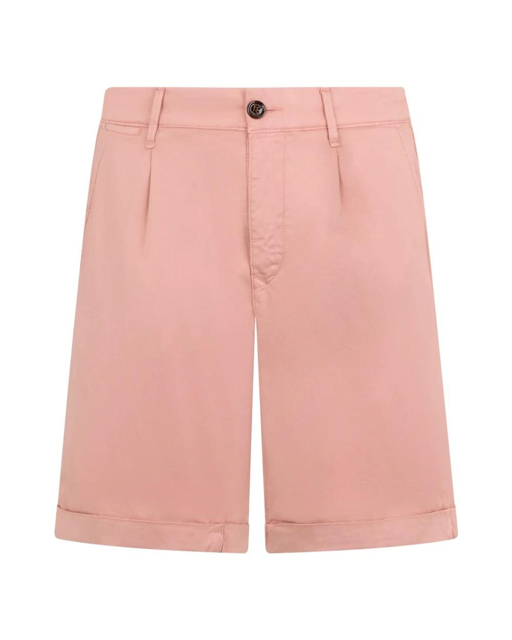 Moorer Pink Casual Shorts for men