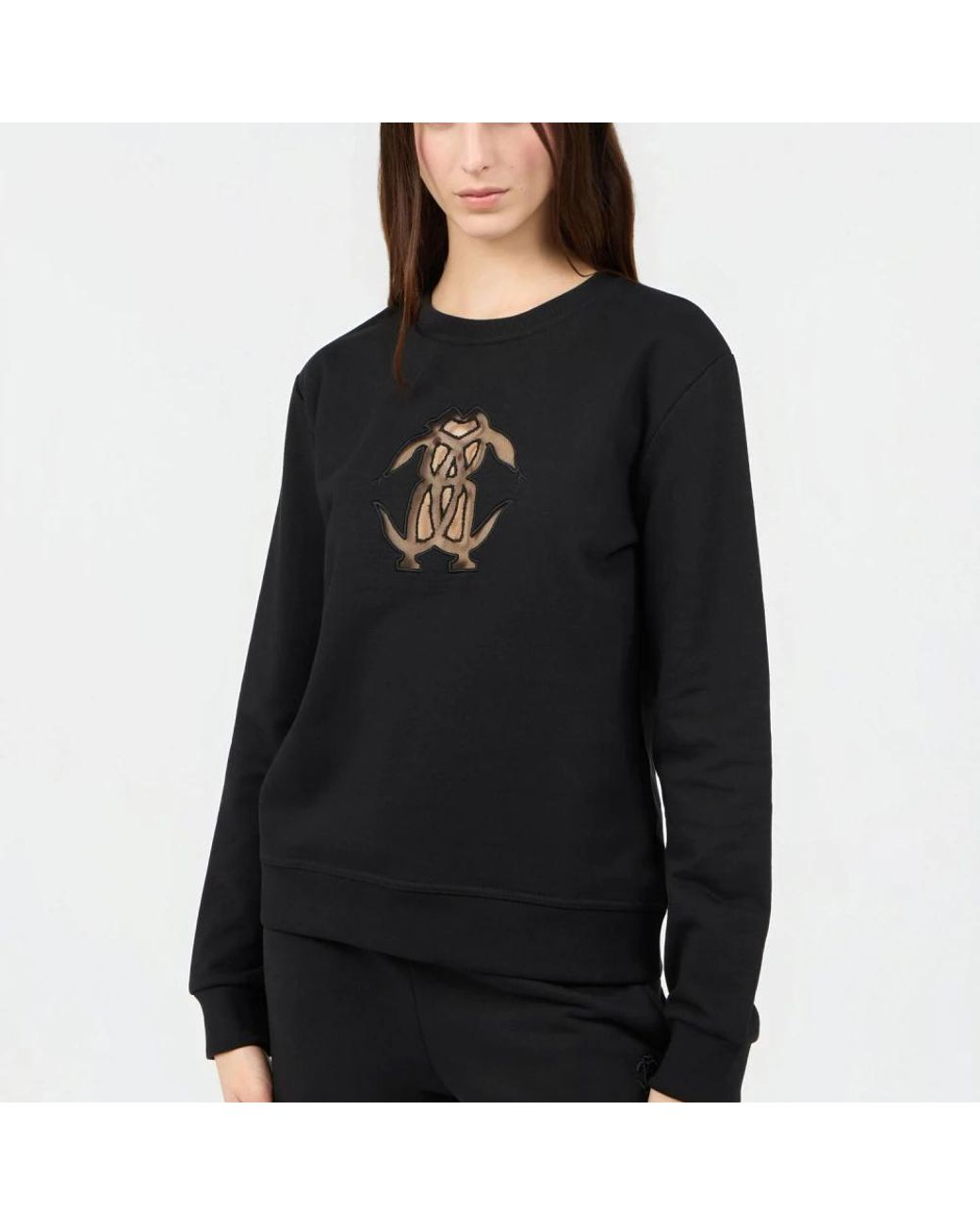 Roberto Cavalli Black Sweatshirts