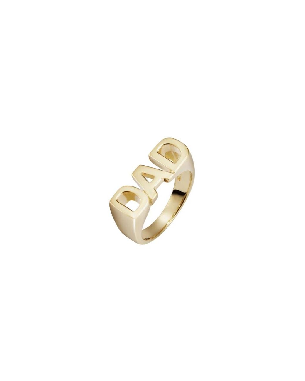 Maria Black Metallic Dad Ring