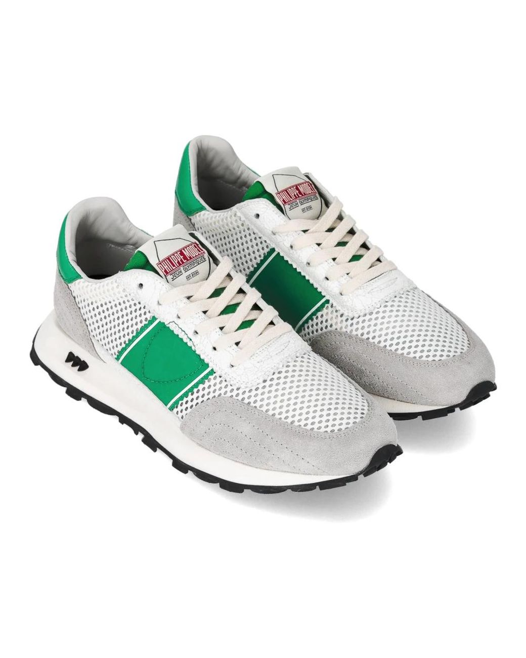 Philippe Model Green Sneakers for men
