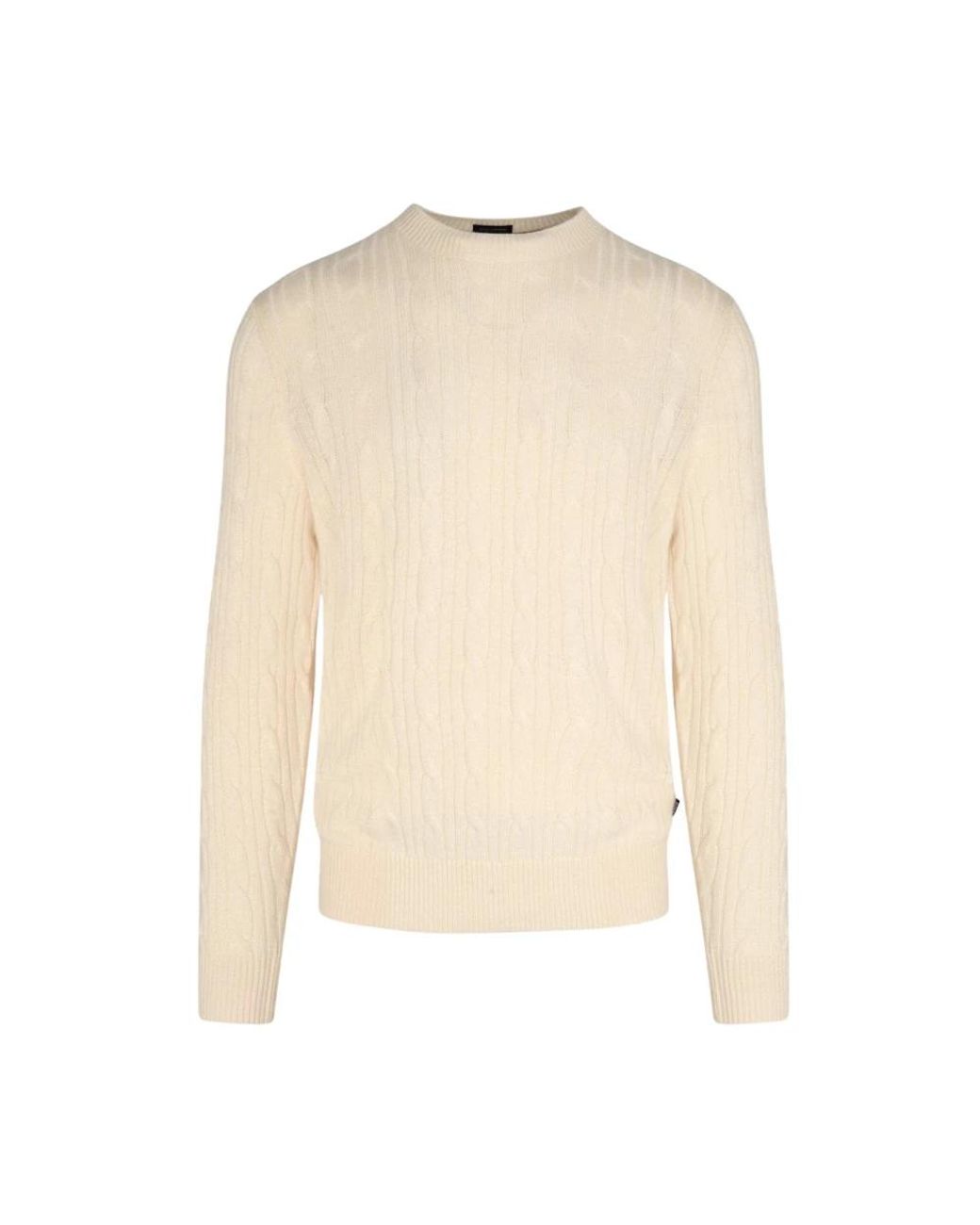 Boss Natural Round-Neck Knitwear for men