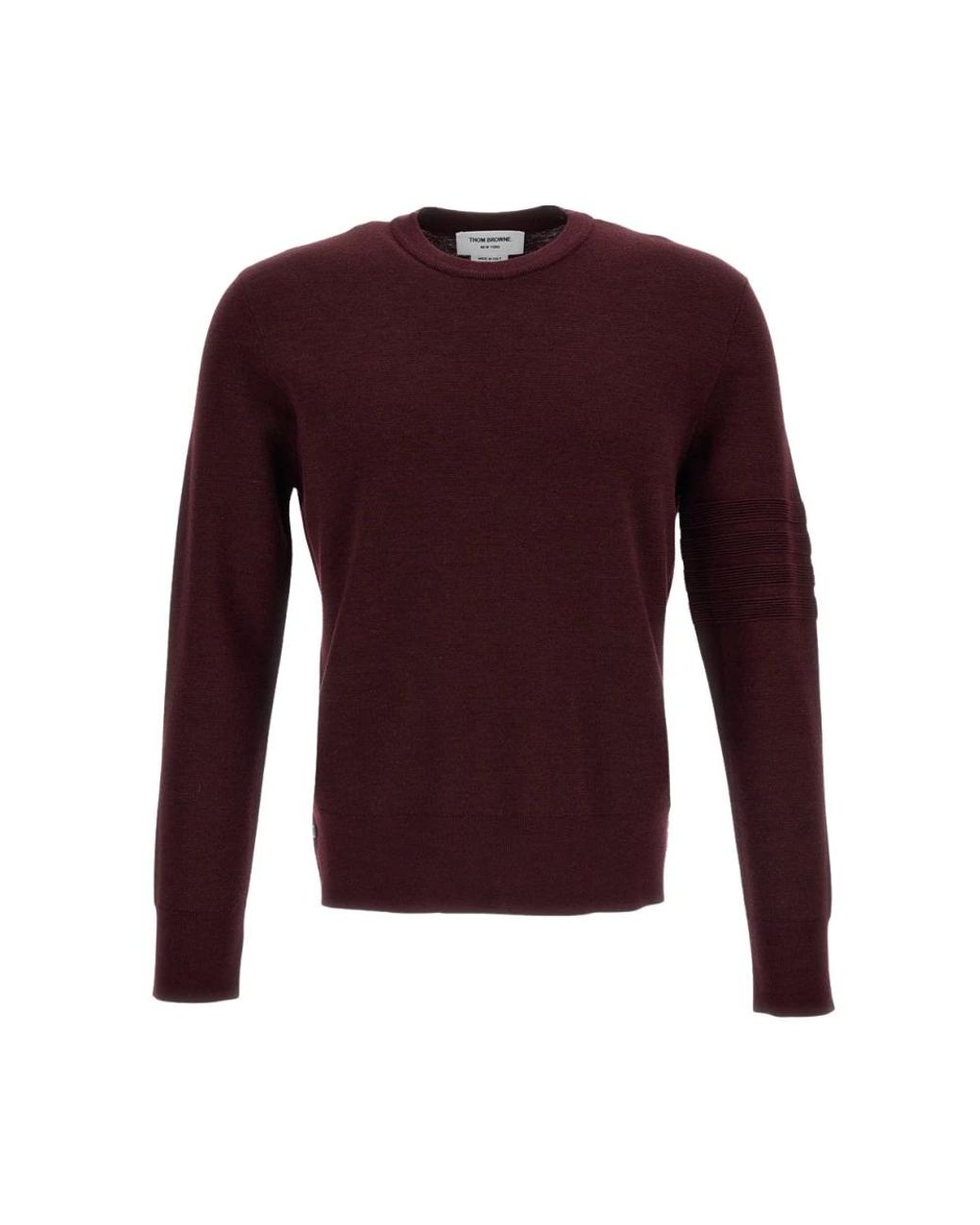 Thom Browne Purple Round-Neck Knitwear for men