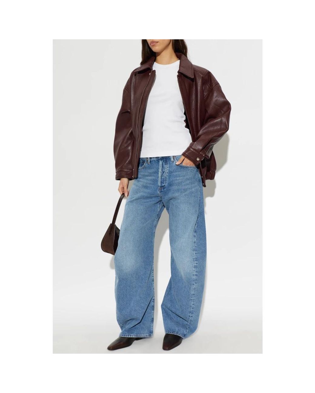 Bomber Jackets Agolde de color Purple