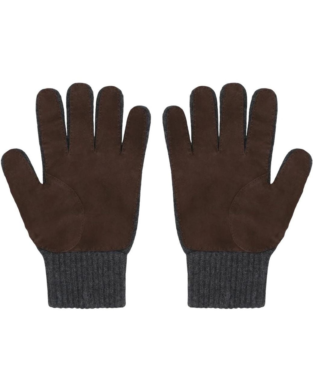 Moorer Black Gloves for men