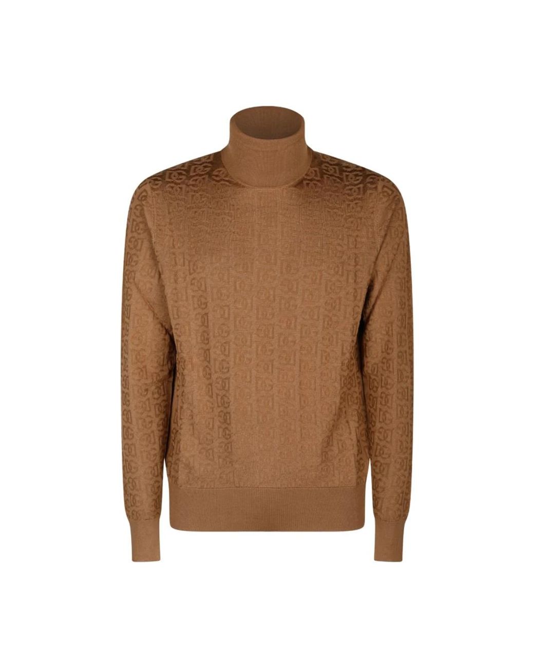 Dolce & Gabbana Brown Turtlenecks for men