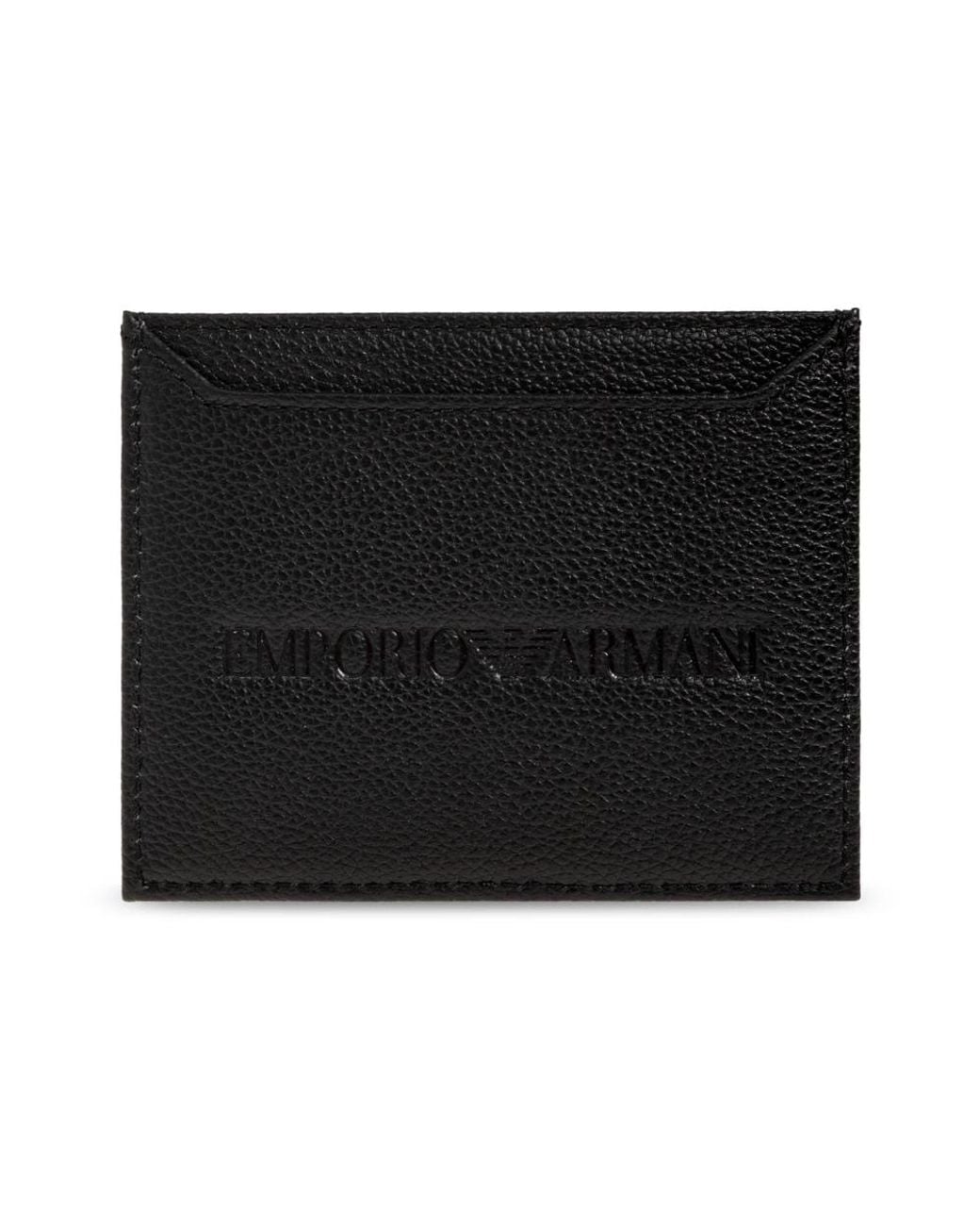 Emporio Armani Black Wallets & Cardholders for men