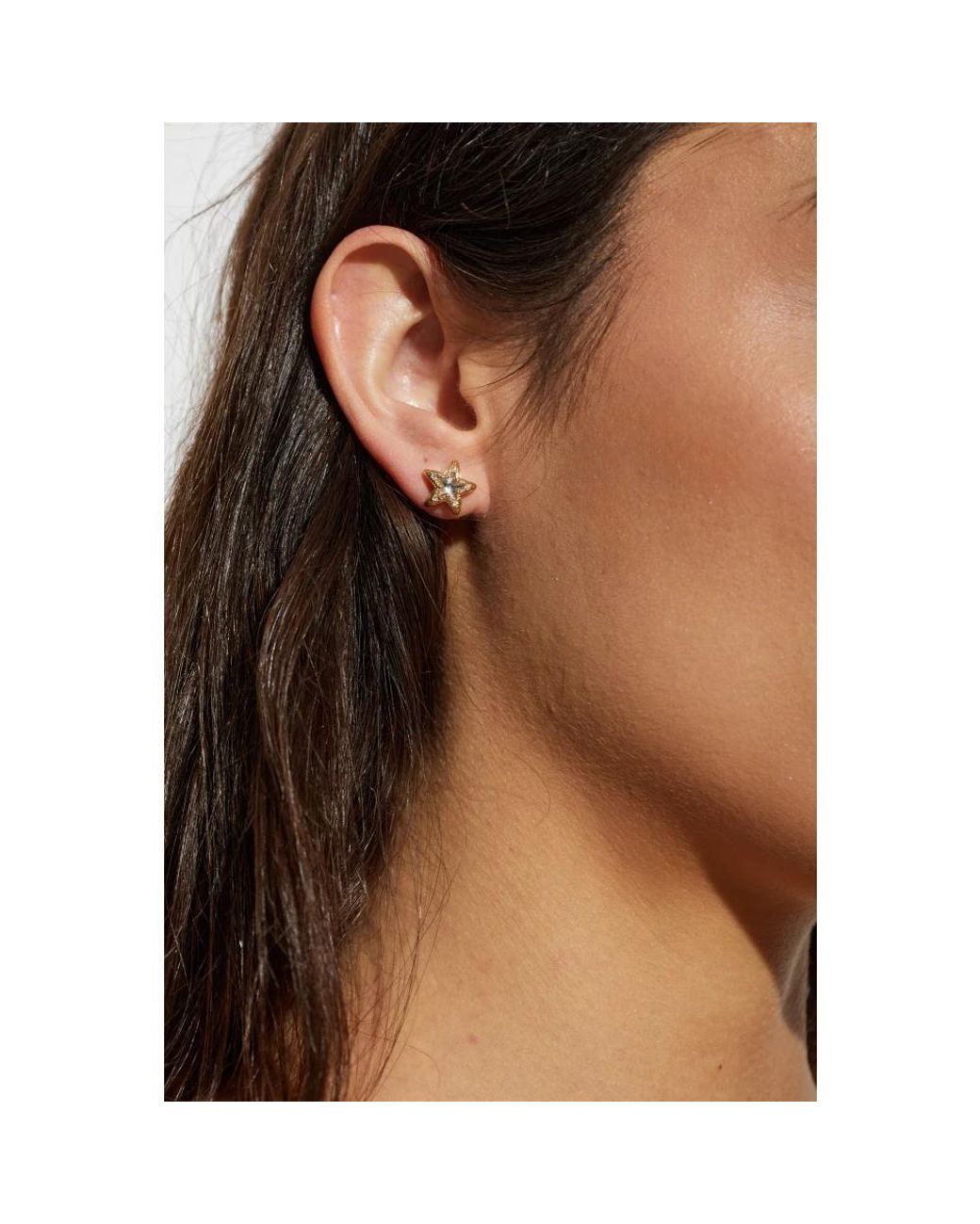 Jimmy Choo Metallic Jc Star Studs