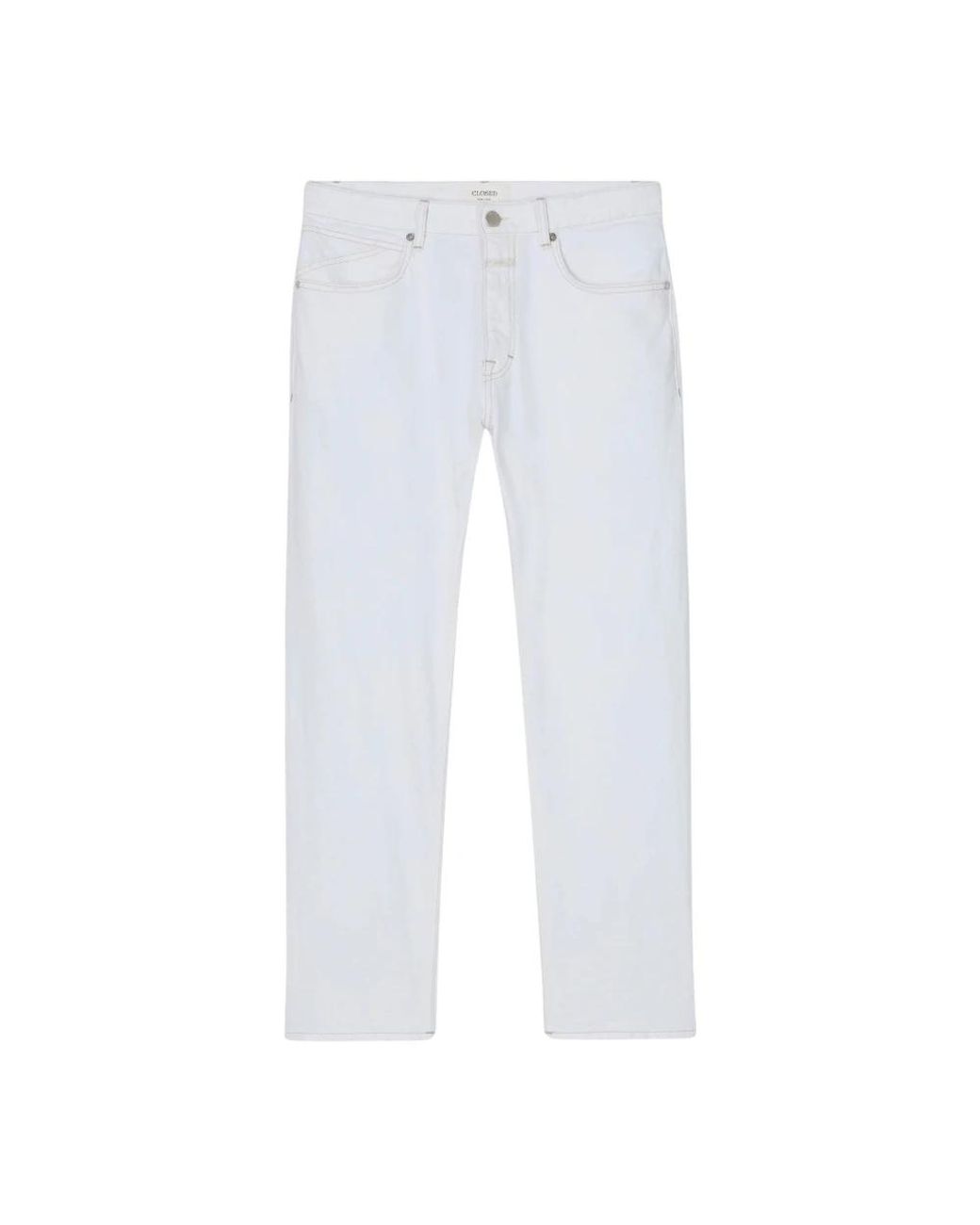 Closed White Slim Fit Jeans for men