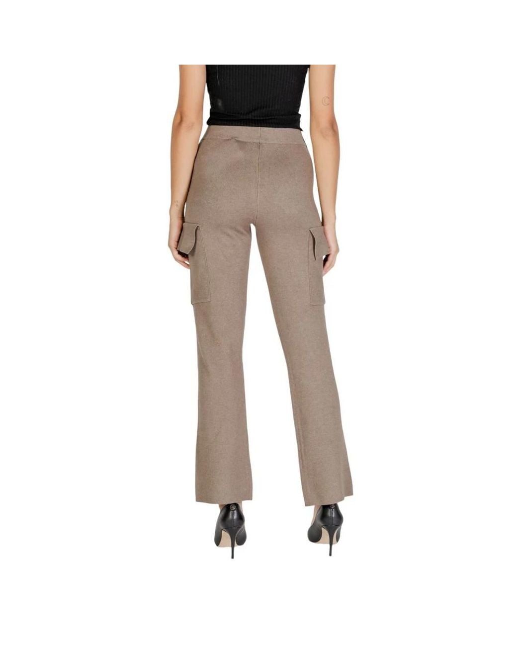 Vila Brown Wide Trousers