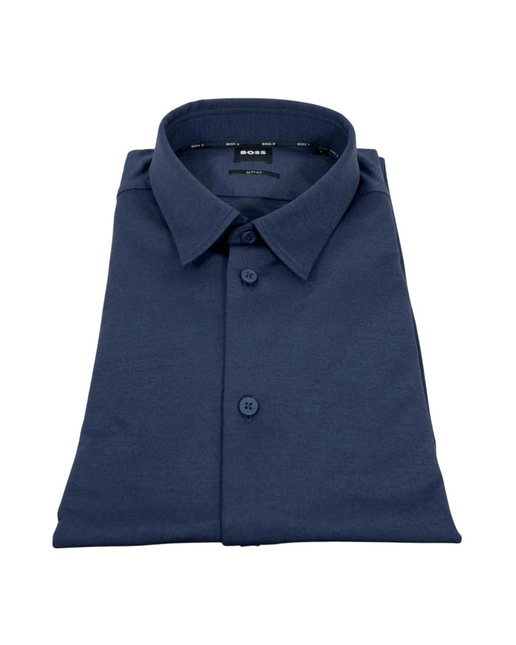 Boss Blue Formal Shirts for men