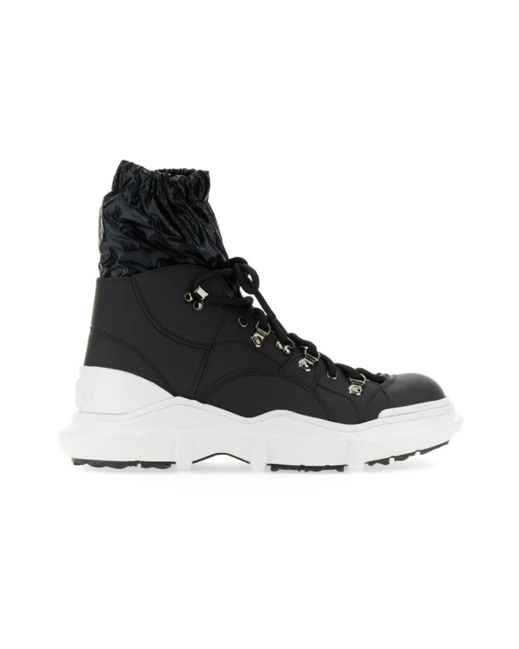 Dolce & Gabbana Black Lace-Up Boots for men