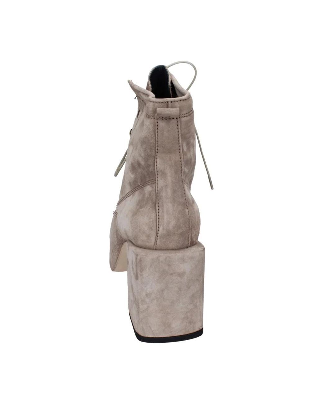 Moma Brown Heeled Boots