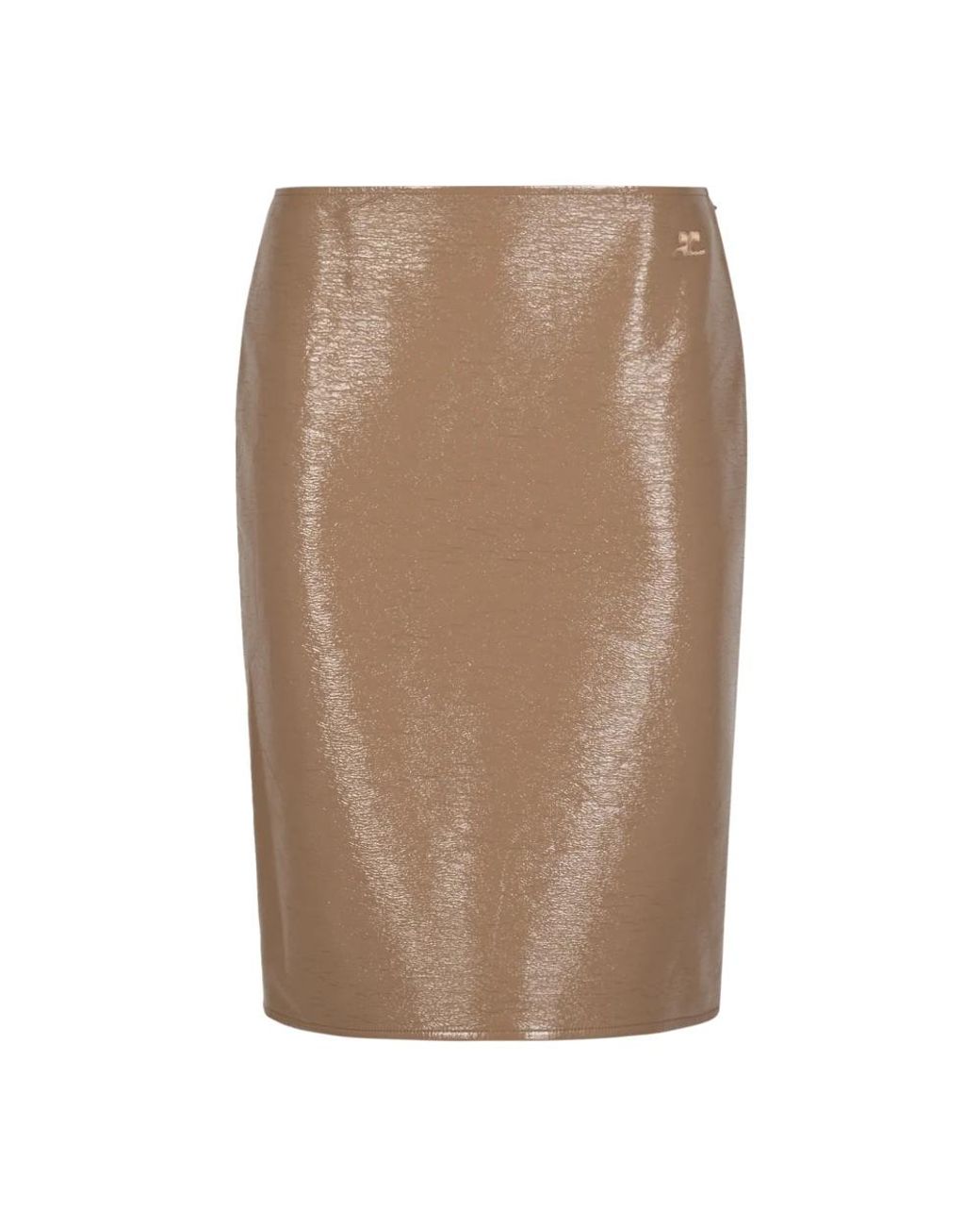 Courreges Brown Pencil Skirts