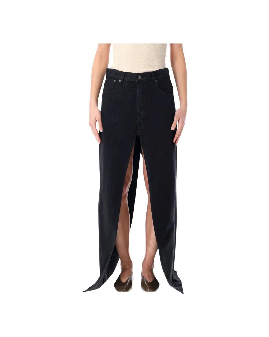 Haikure Black Denim Skirts