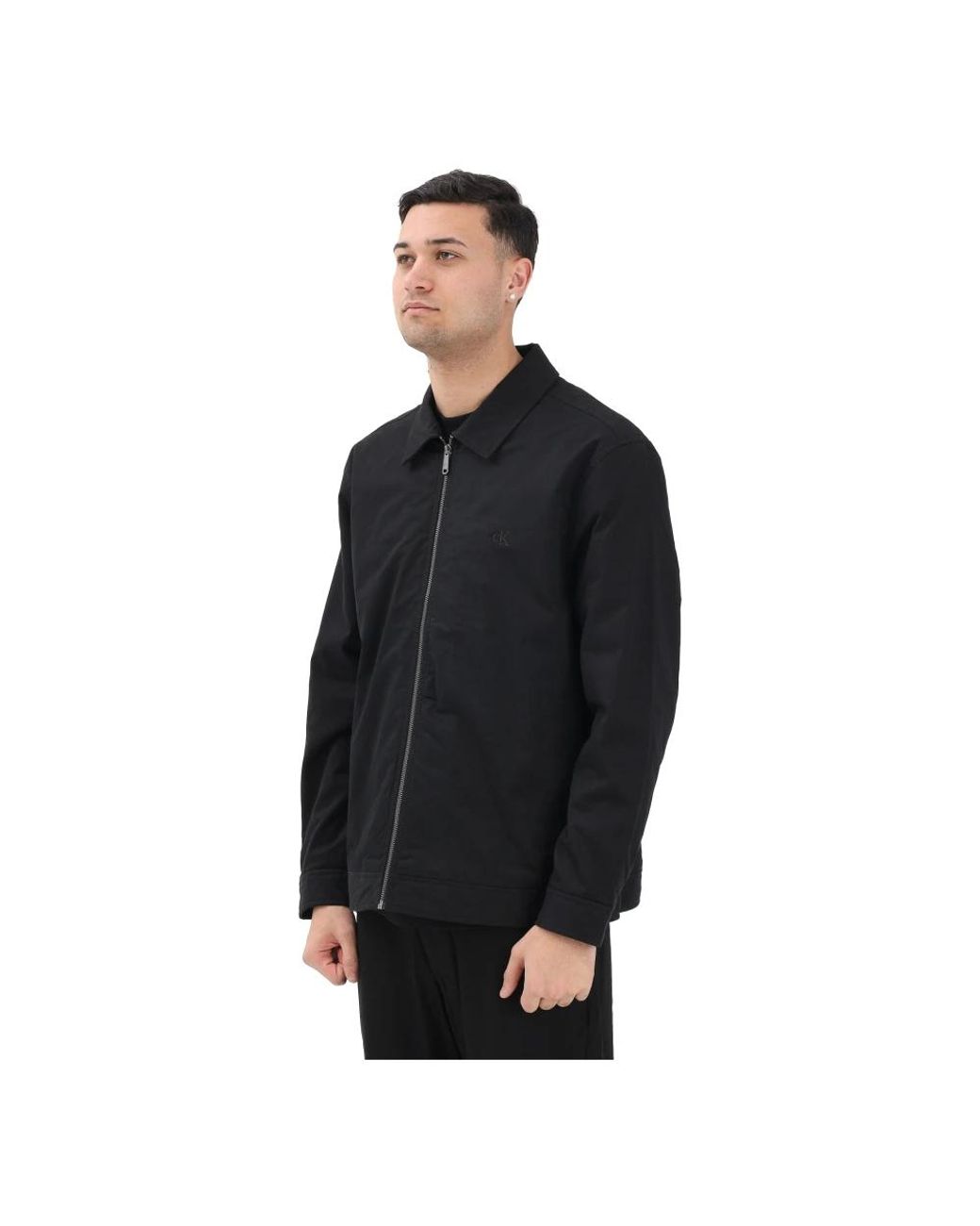 Calvin Klein Lichtgewicht Windbreaker Jacket in het Black voor heren
