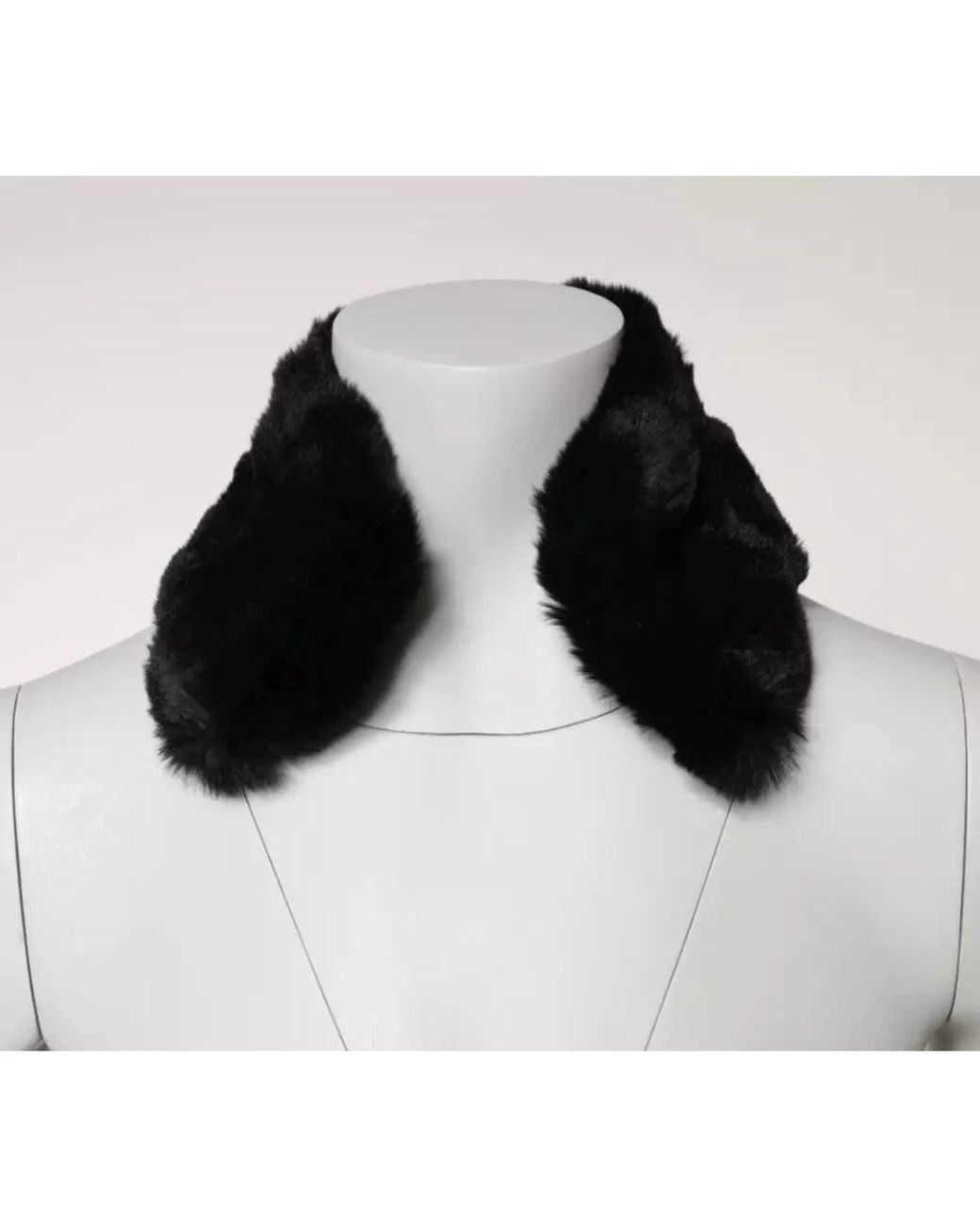 Dolce & Gabbana Black Winter Scarves for men