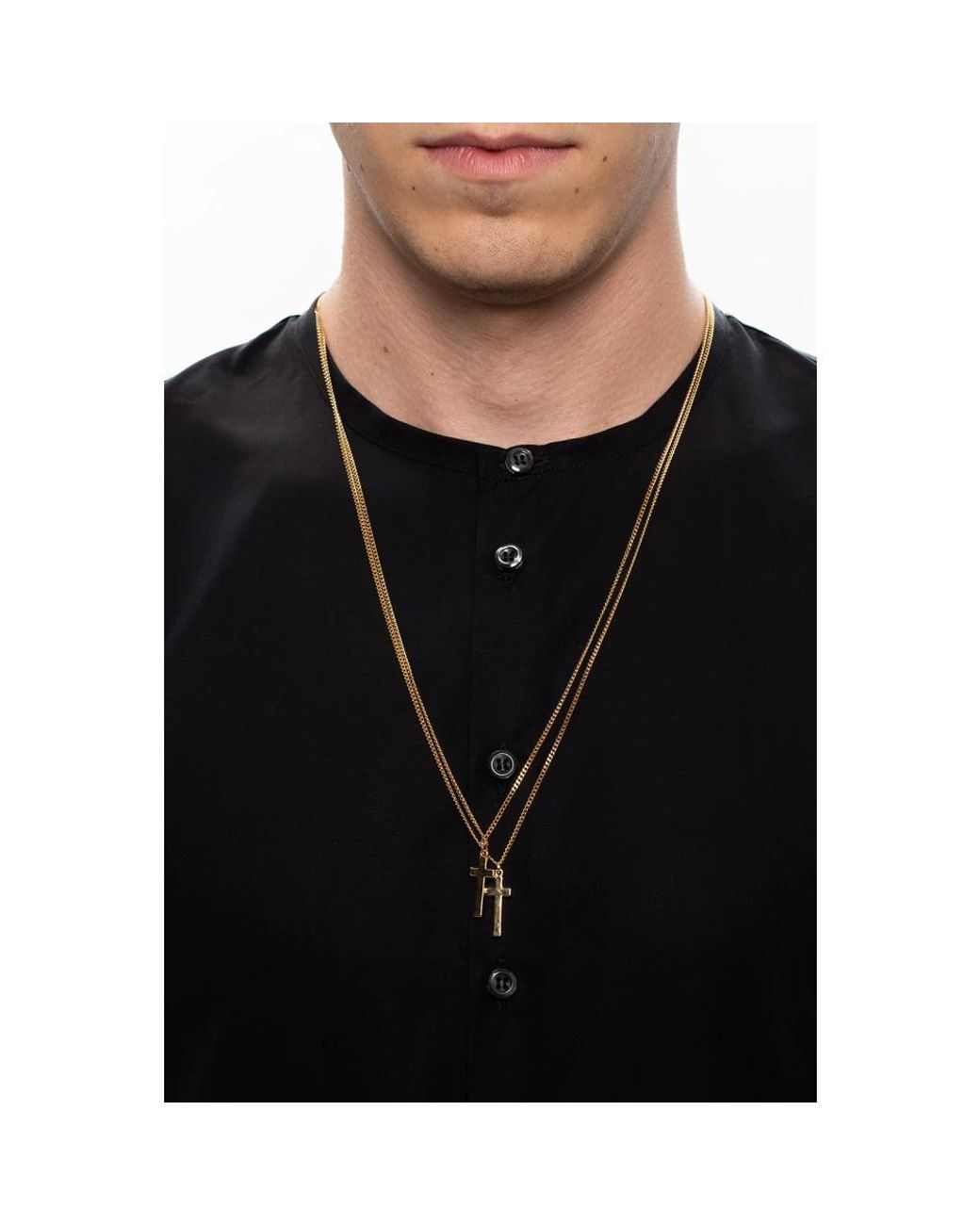 Necklaces DSquared² de hombre de color Metallic