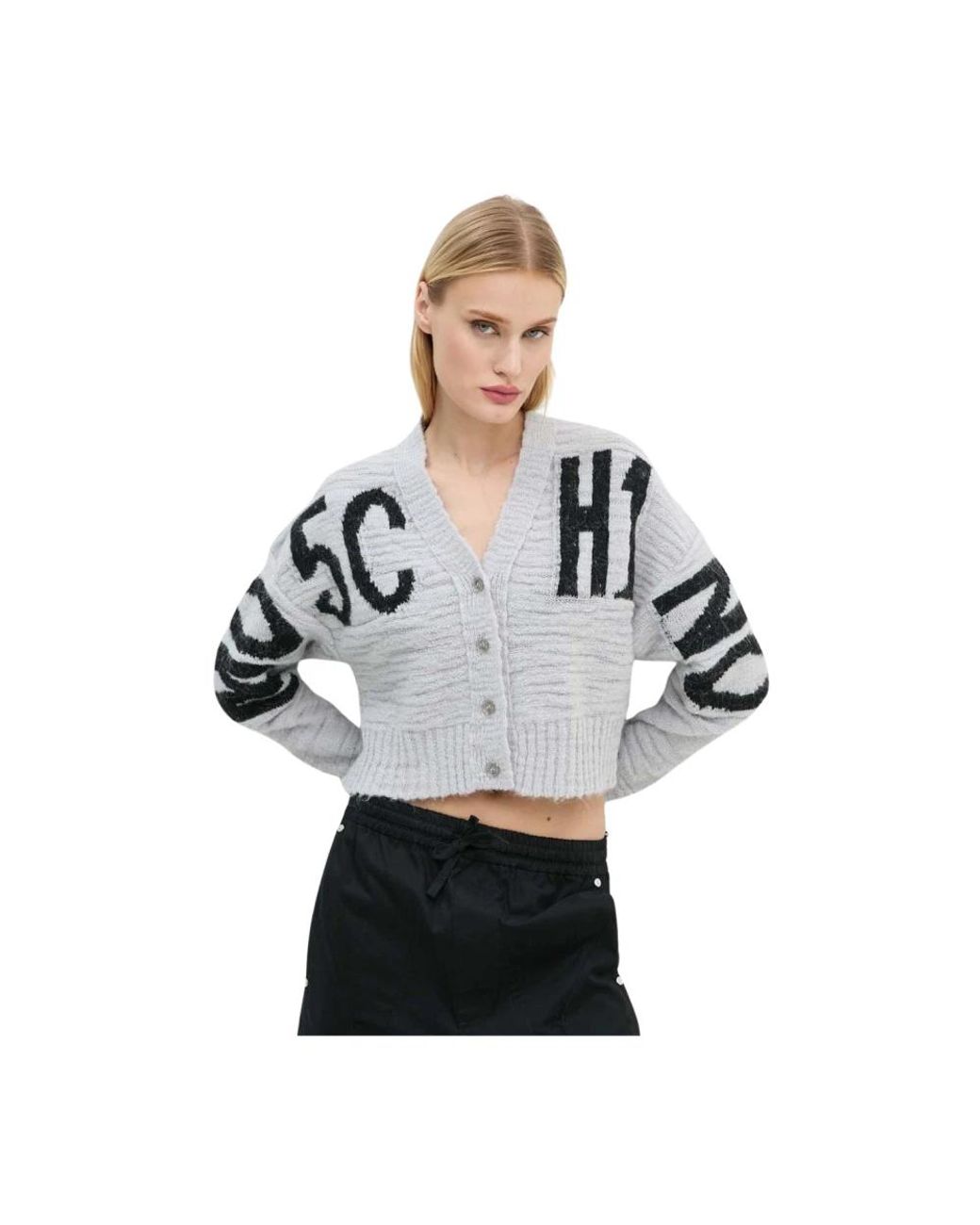 Cardigans Moschino en coloris Black