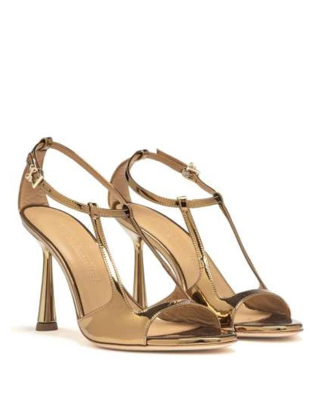 Sergio Levantesi Metallic High Heel Sandals