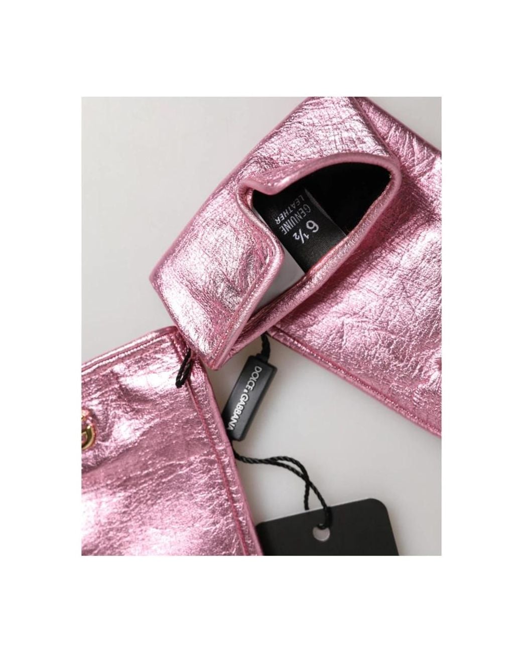 Dolce & Gabbana Pink Gloves