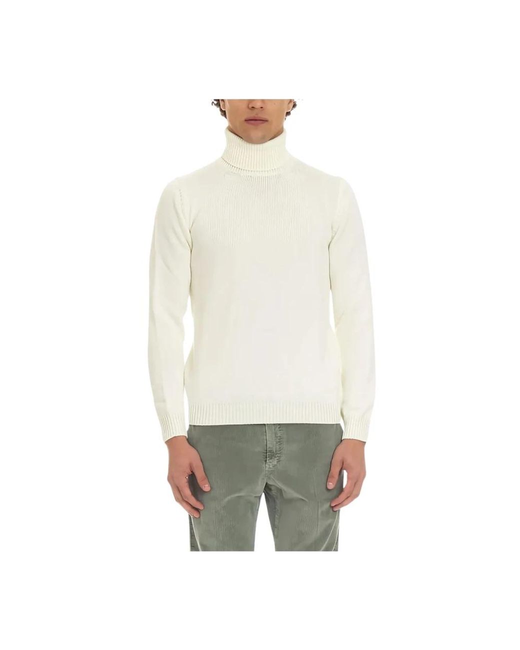 Roberto Collina White Turtlenecks for men