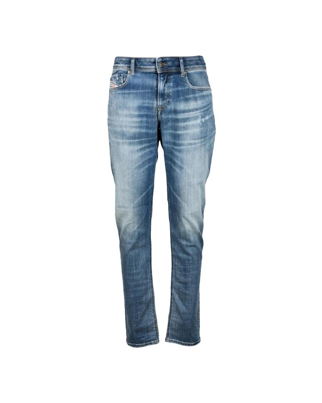 DIESEL Blue Slim Fit Jeans for men
