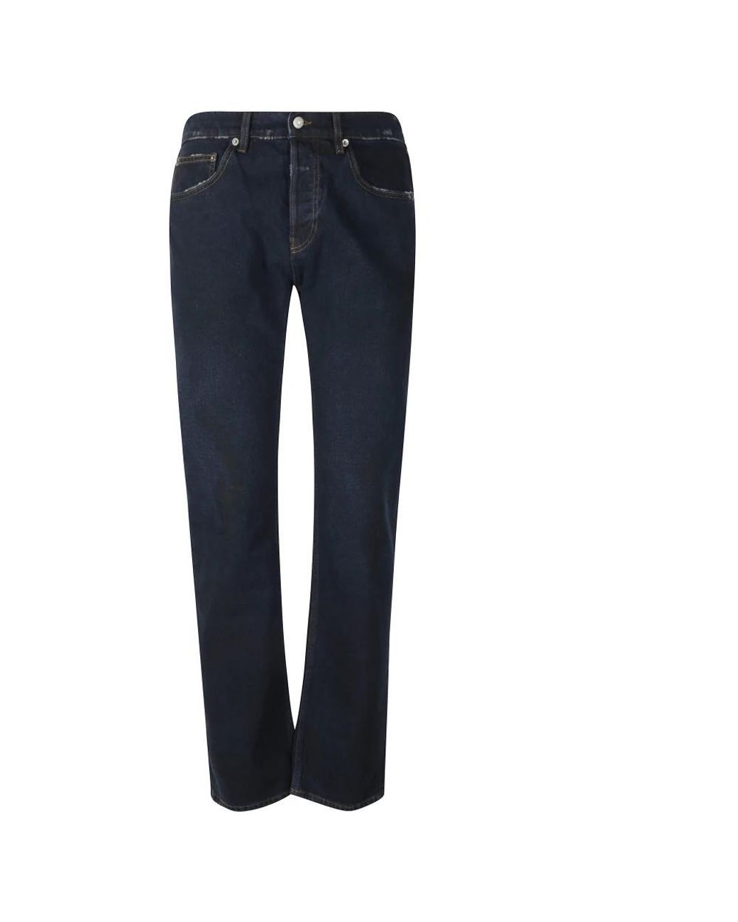 Golden Goose Deluxe Brand Blue Straight Jeans for men